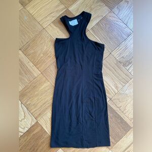 NWOT Rag & Bone Black Stretch Crepe Jersey Cocktail Dress, Sz S